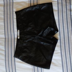 Cupcakes and Cashmere Leather Shorts